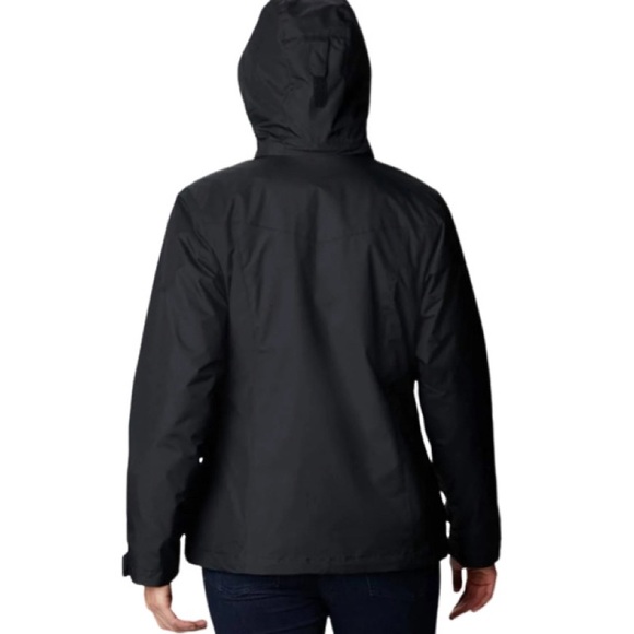 NWT Columbia Womens Ruby River Interchange Black Jacket w/ Fleece Liner-Sz M - Picture 3 of 13